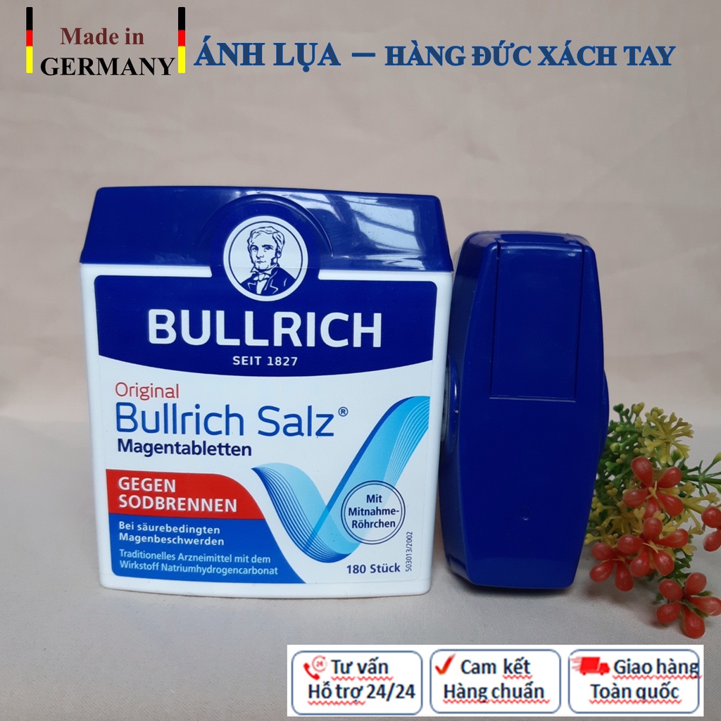 Viên uống trào ngược dạ dày,giảm ở hơi,ợ chua bullrich, 180 viên, hàng đức - ảnh sản phẩm 4