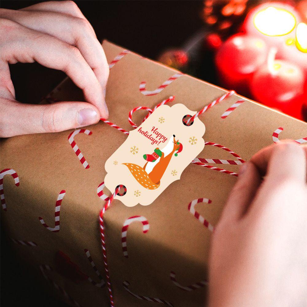 SUENIN Set 100 Thẻ Giấy Hình Ông Già Noel Trang Trí Giáng Sinh