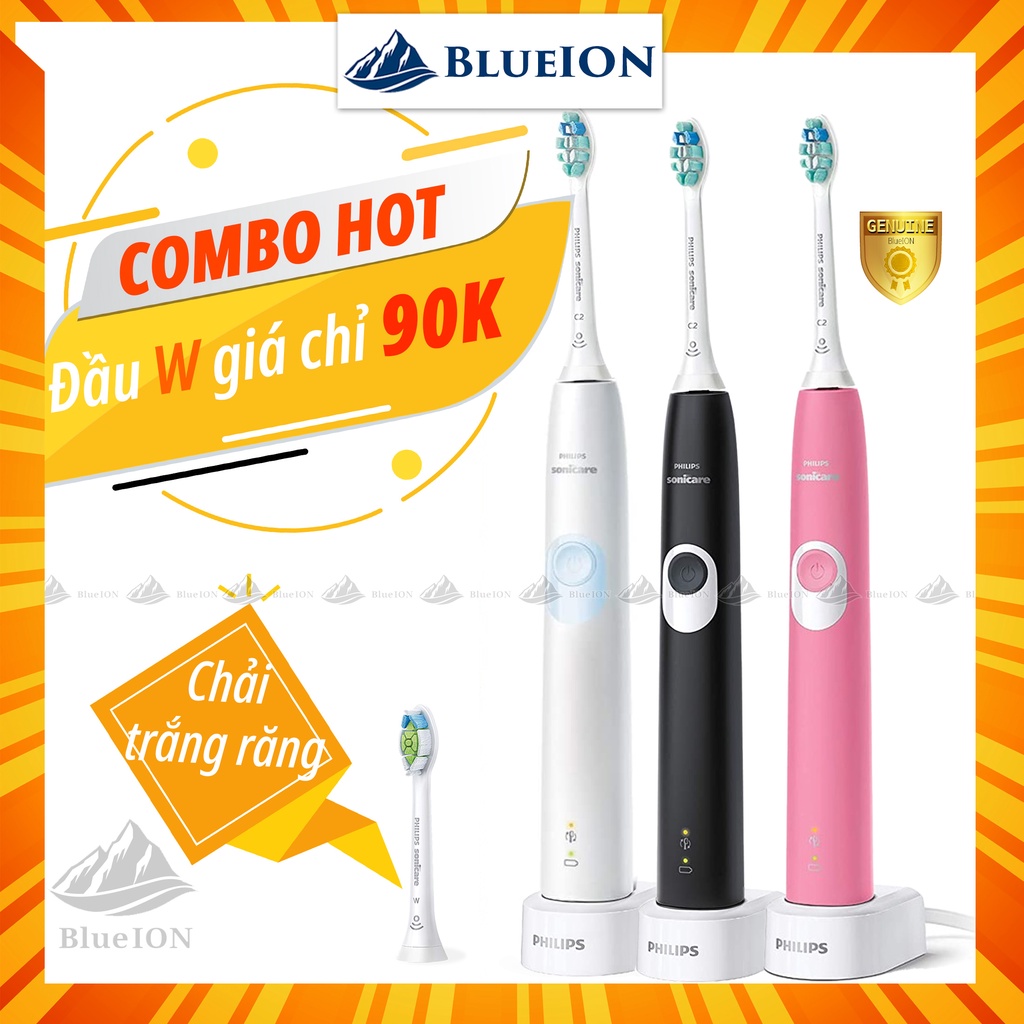 Bàn chải đánh răng điện Philips Sonicare ProtectiveClean 4100 4300 5100 5300 (hàng Mỹ)