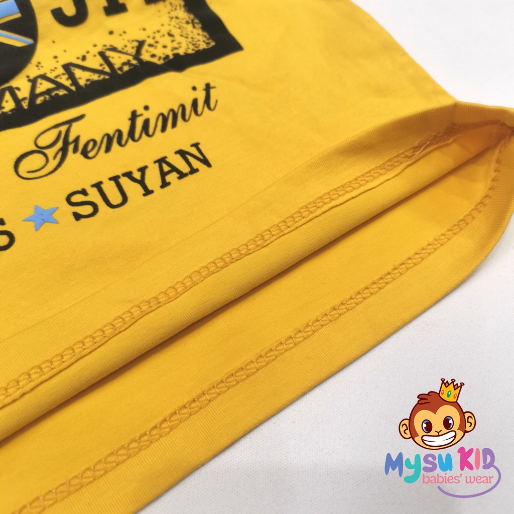 Áo thun bé trai tay ngắn Mysu kids thun cotton mềm mịn size từ 8 đến 25kg AT08