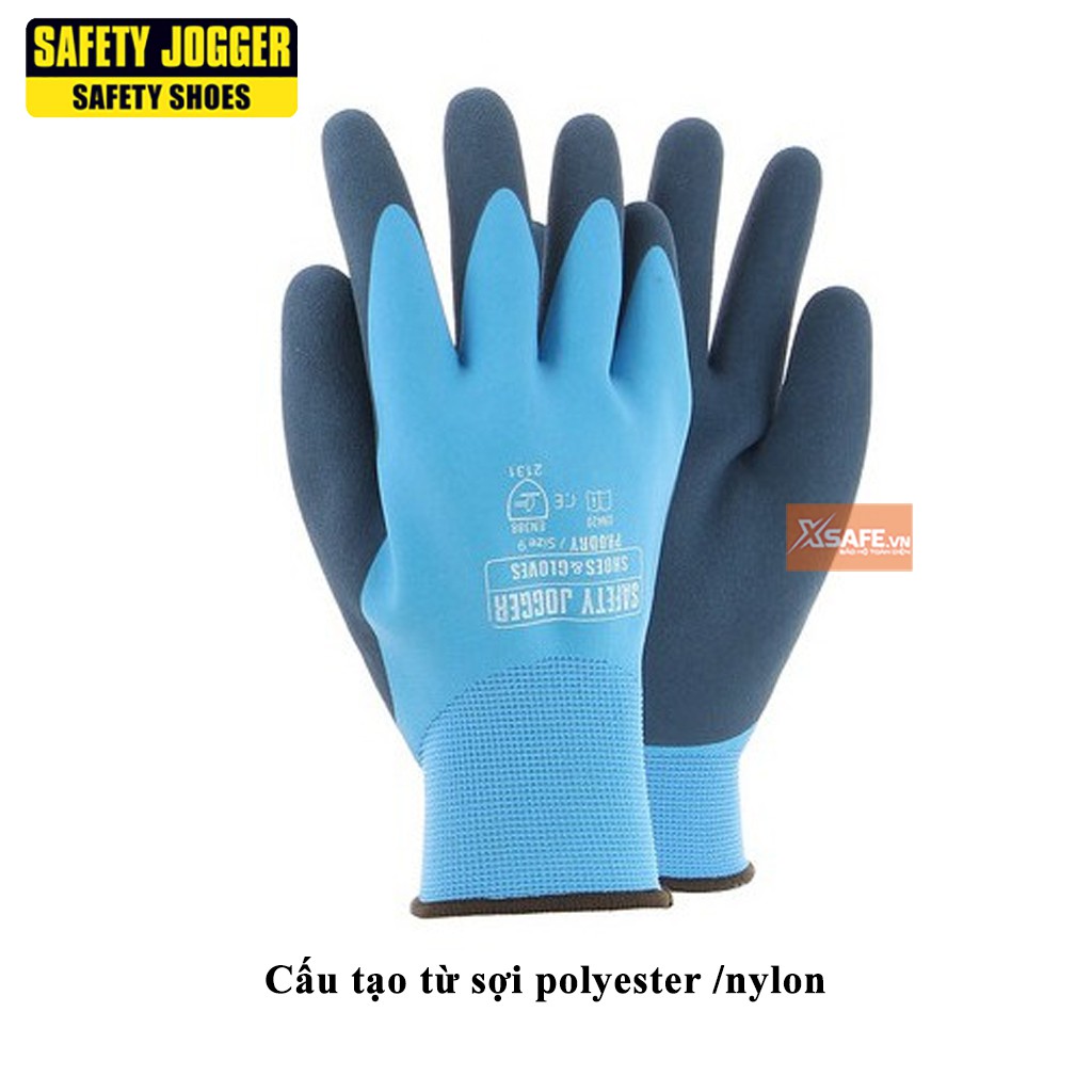 Găng tay bảo hộ chống nước Jogger Prodry tiêu chuẩn EN 388: 2016 siêu chống thấm, chịu lạnh - Găng tay lao động XSAFE