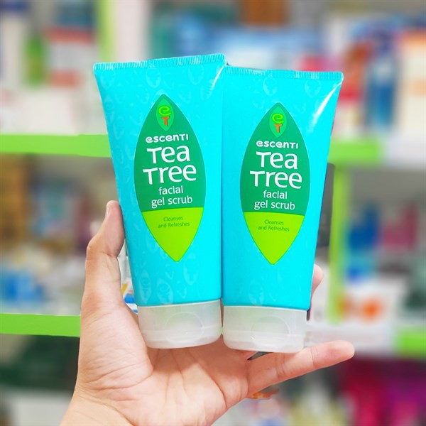 TẨY TẾ BÀO CHẾT ESCENTI TEA TREE FACIAL GEL SCRUB 150ML