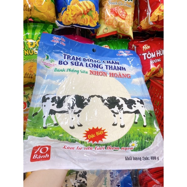 Bánh phồng sữa bò sữa Long Thành hsd 2023