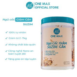 Ngũ cốc dinh dưỡng giảm cân SUZIM [ MUA 2 TẶNG BÌNH LẮC] ngũ cốc OneMax chiết xuất 100% tự nhiên
