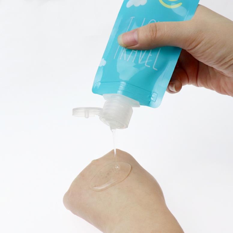 Túi Chiết Mỹ Phẩm Đi Du Lịch Dạng Bóp - Tuýp Chiết Dầu Gội, Sữa Tắm, Lotion,... (90ml)