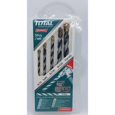 Bộ 5 mũi khoan bê tông TOTAL TACSD5055