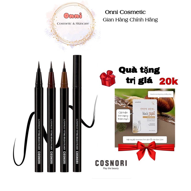 Bút Kẻ Mắt Siêu mảnh chống nước Superproof Fitting Brush Eyeliner 0.6g