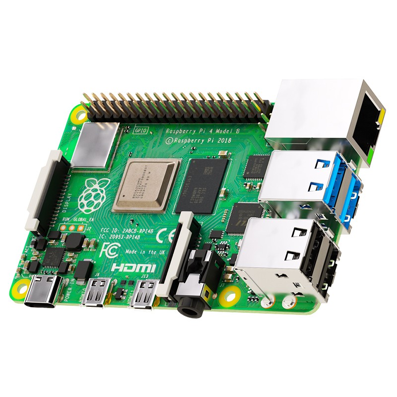 Máy Tính Nhúng Mini Raspberry Pi 4  hỗ trợ nhà thông minh HomeAssistant Hass
