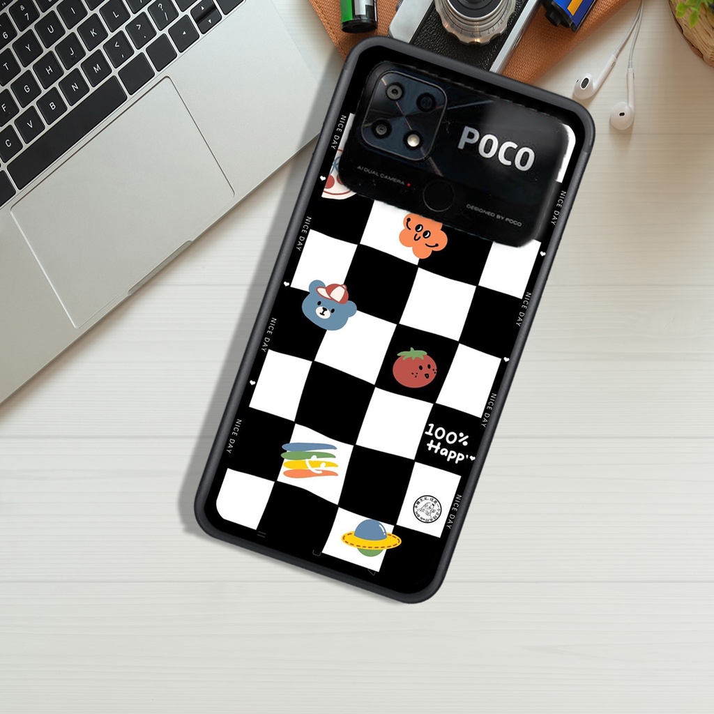 Ốp Lưng XIAOMI POCO C40  , In Hình &quot;Black Heart&quot; Phong Cách Đẹp.