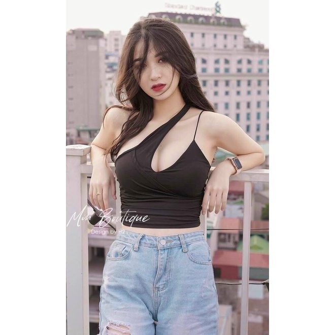 Áo 2 dây cúp chéo sexy