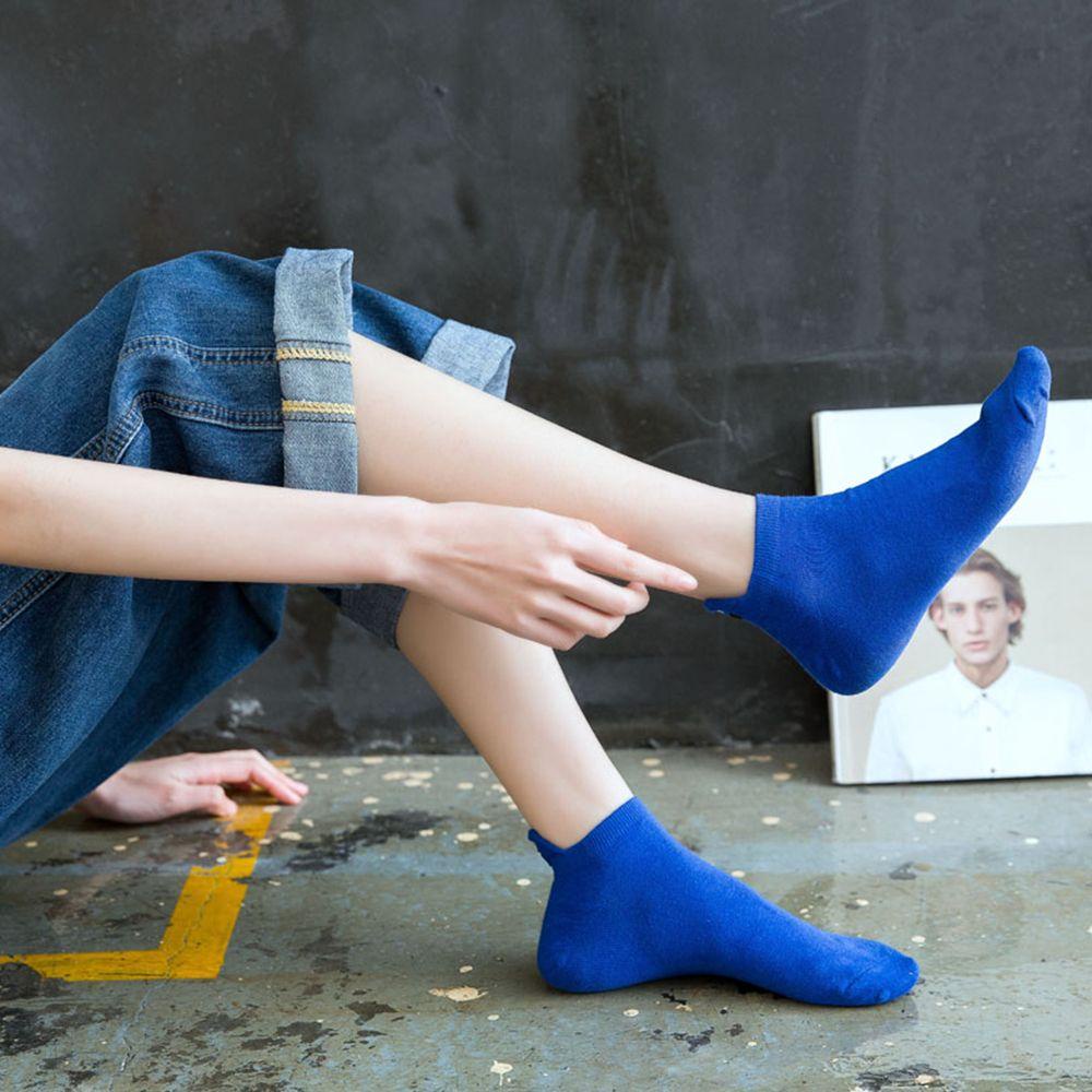 EUCA Tất Cổ Ngắn In Hình Đôi Mắt Hoạt Hình Dễ Thương