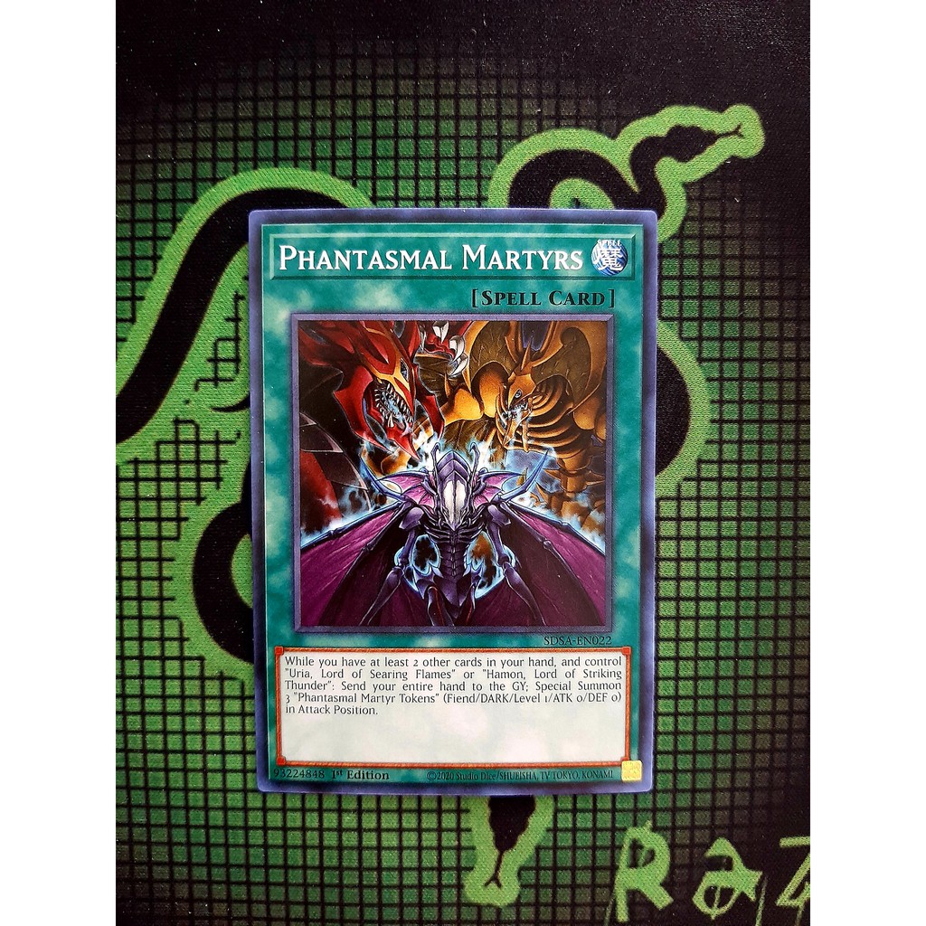 THẺ BÀI YUGIOH Phantasmal Martyrs - SDSA-EN022 - Common 1st Edition