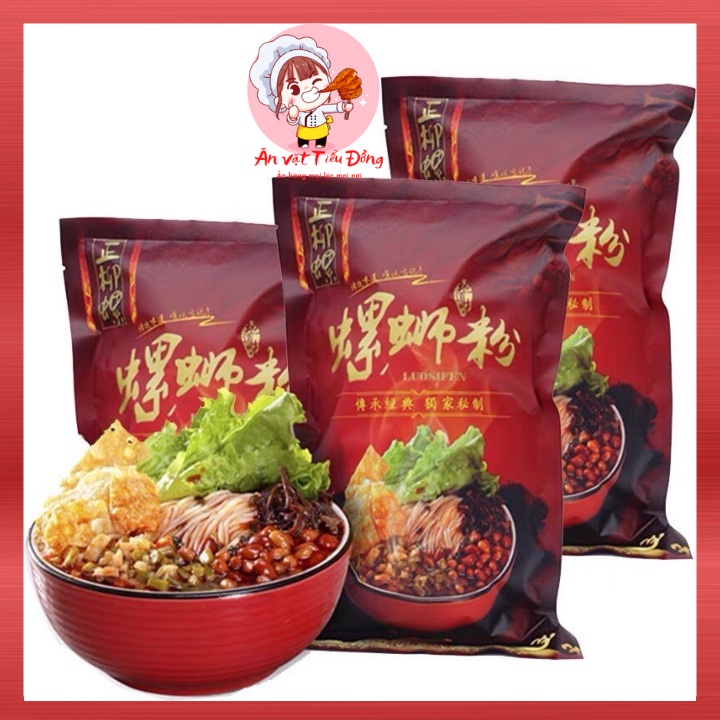 Bún Ốc Liễu Châu Chua cay Gói to 305g - Ăn vặt Tiểu Đồng