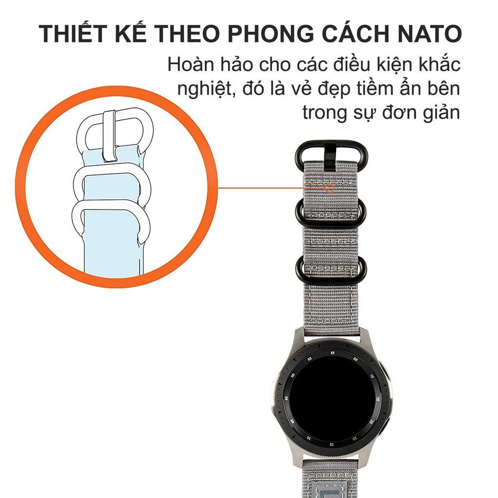 Dây đeo Samsung Galaxy Watch 46mm UAG NATO Series