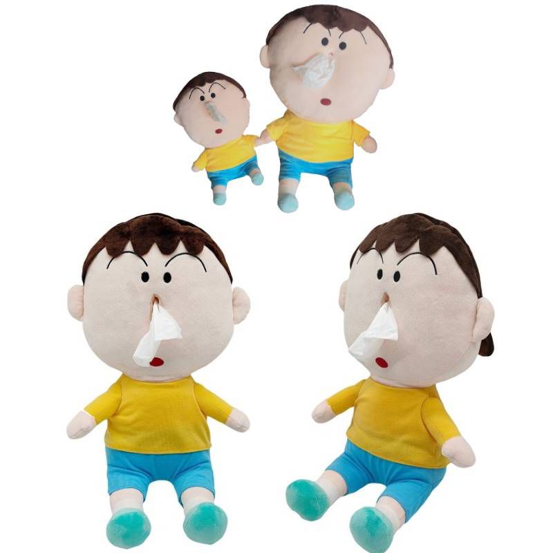 Hộp Đựng Khăn Giấy 50cm Hình Cậu Bé Bút Chì Shin-chan Nhồi Bông Dễ Thương Vui Nhộn Cho Người Lớn Và Trẻ Em
