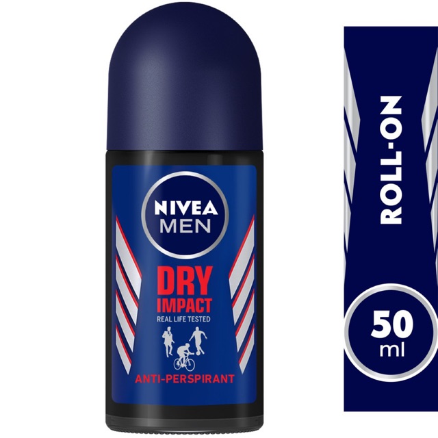 LĂN NGĂN MÙI NIVEA MEN DRY IMPACT KHÔ THOÁNG 50ML