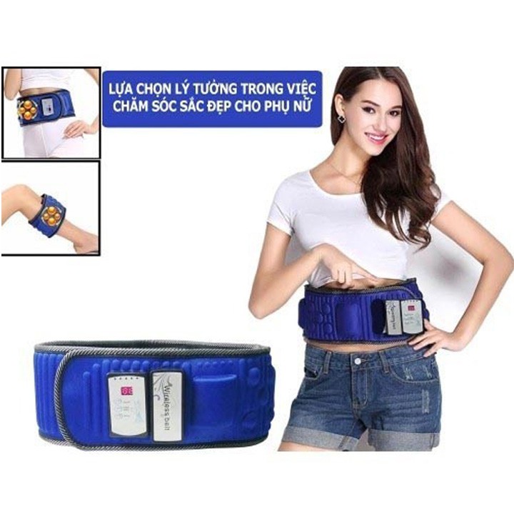 Đai Massage X5 Hồng Ngoại Wireless Belt Chính Hãng