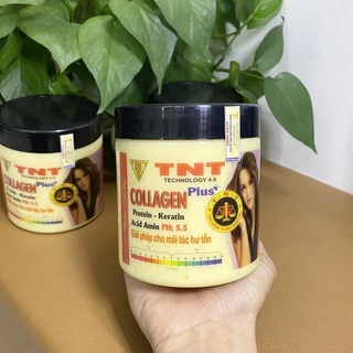 Dầu hấp ủ tóc phục hồi collagen men sống tnt 568ml