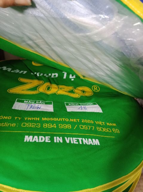 MÀN CHỤP TỰ BUNG CÓ KHOÁ,CÓ CỬA  ZoZo 1m6x2m. 1m8x2m.  2mx2m2