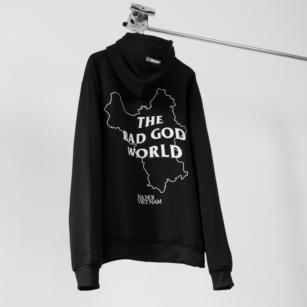 Áo hoodie nỉ có mũ The Bad God World