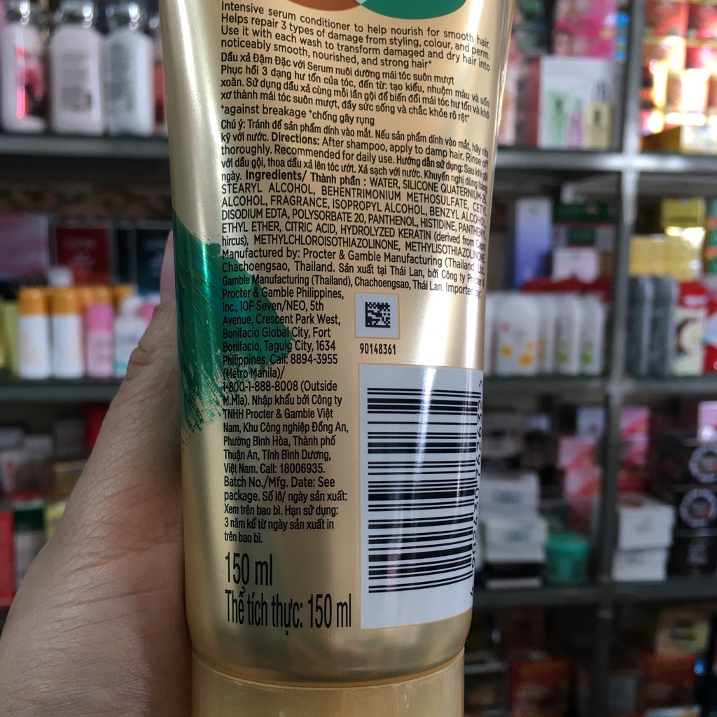 Kem xả Pantene Pro - V Keratin 3 Phút Diệu Kỳ 150ml