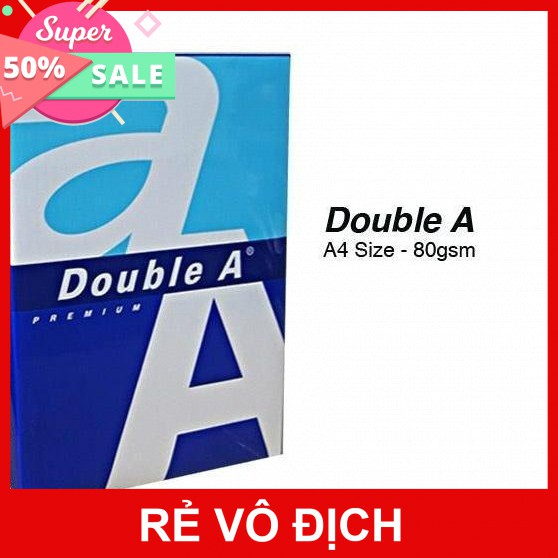 Giấy A4 Double A 80 gsm