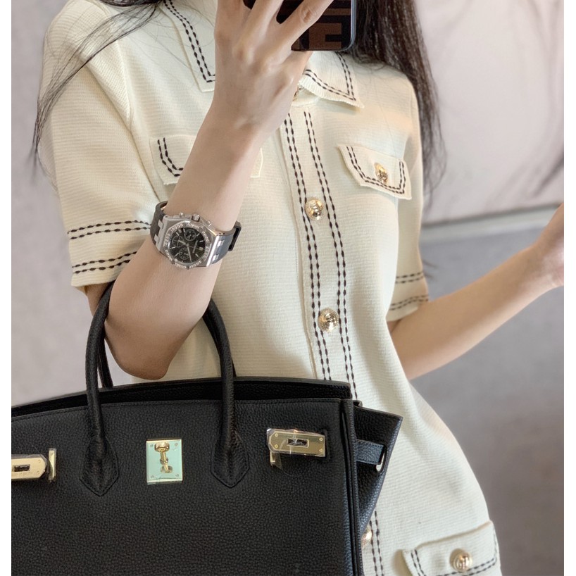 Đầm Cổ Polo Nhỏ Phong Cách Pháp Mới 2021 | BigBuy360 - bigbuy360.vn