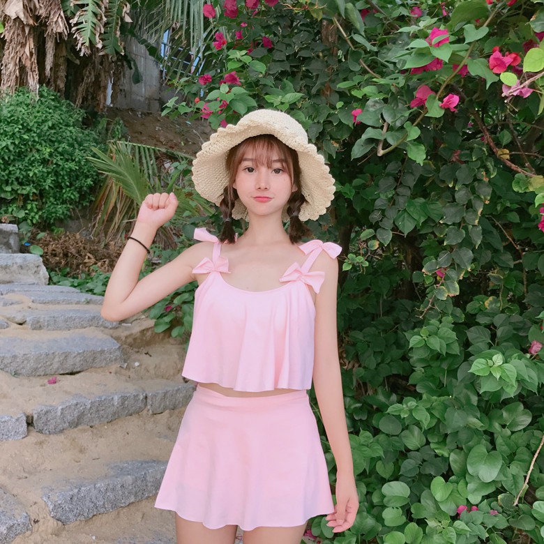 Bộ Đồ Bơi Kèm Áo Khoác Ngoài Xinh Xắn Cho Nữ | BigBuy360 - bigbuy360.vn