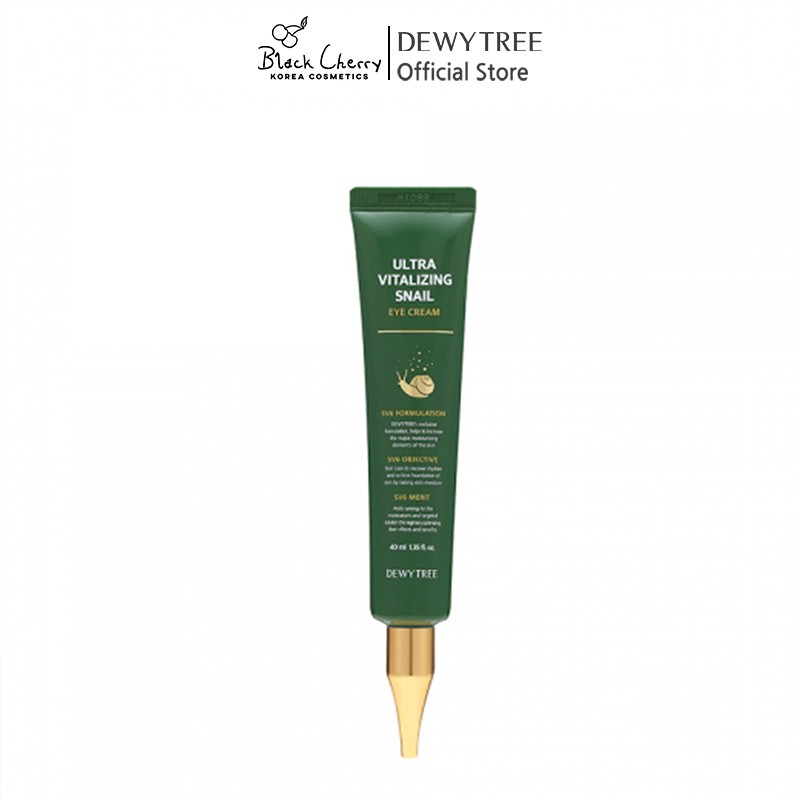 Kem mắt ốc sên chống nhăn và cải thiện quầng thâm Dewytree Ultra Vitalizing Snail Eye Cream 40ml