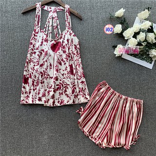 Bộ Ngủ Lụa Đùi Cao Cấp i02