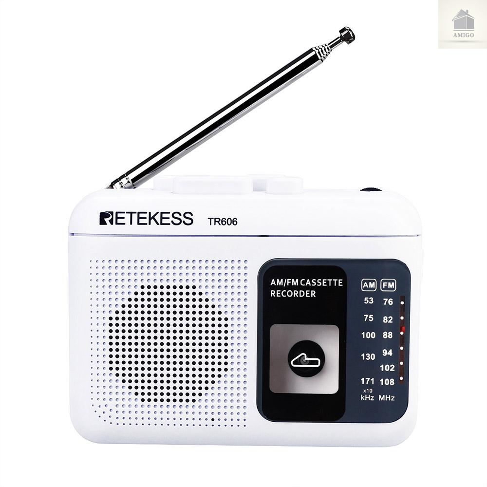 Radio Am Retekess Tr606 Mini Có Ăng Ten Và Phụ Kiện