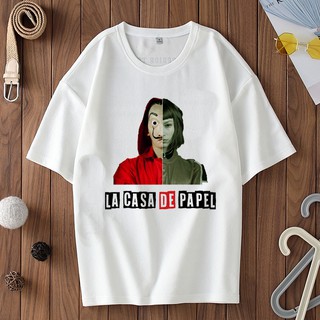 Áo Thun In Hình Phim Money Heist Unisex Nam Nữ