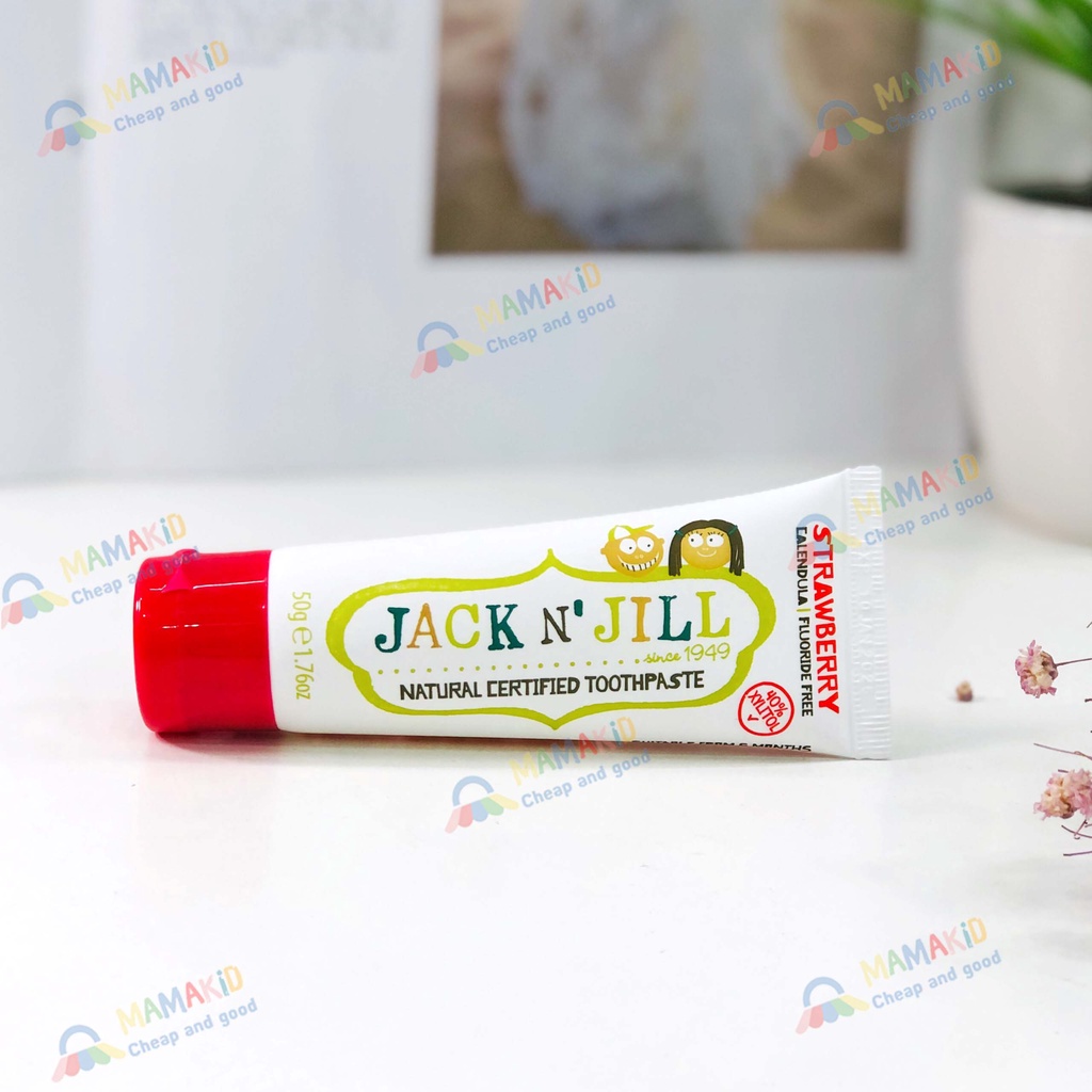 Kem đánh răng hữu cơ Jack n' Jill nhiều vị