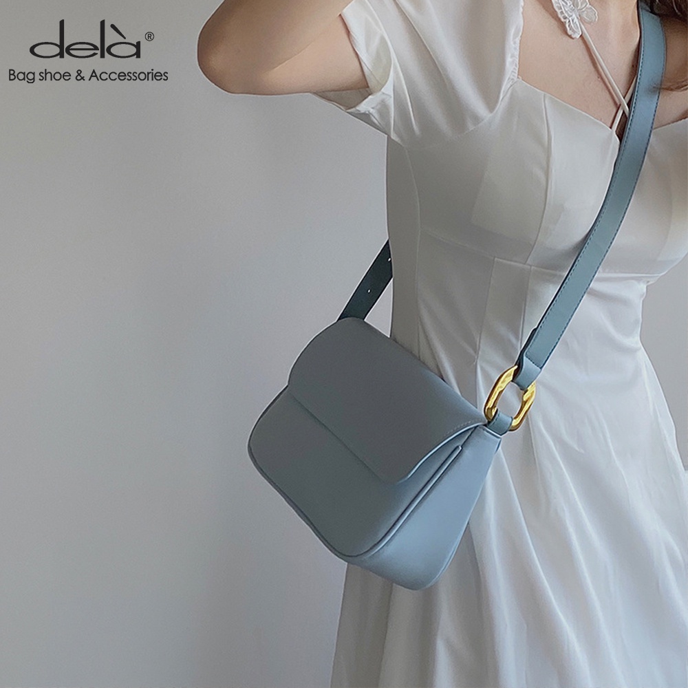 Dela Túi Xách Đeo Vai Đeo Chéo Nắp Gập Mềm Mại Có Sức Chứa Lớn 2022 Thời Trang Cho Nữ