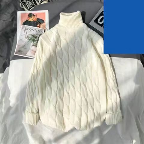 Áo Sweater Cổ Lọ Chất Liệu Dày Dặn Màu Sắc Thời Trang Hàn Quốc Cho Nam Giới Có Size Lớn