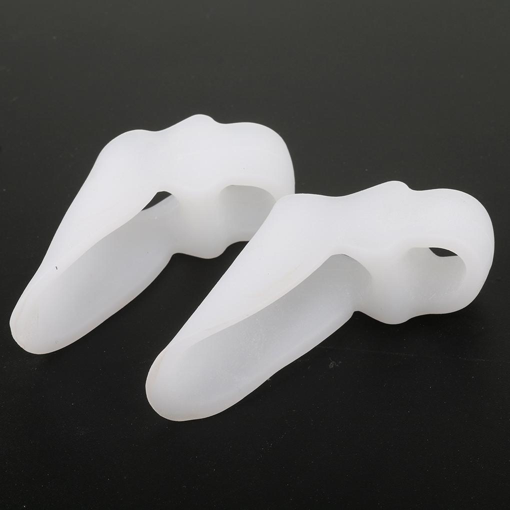 1 Cặp Dụng Cụ Tách Ngón Chân Bằng Silicone Tái Sử Dụng Tiện Lợi