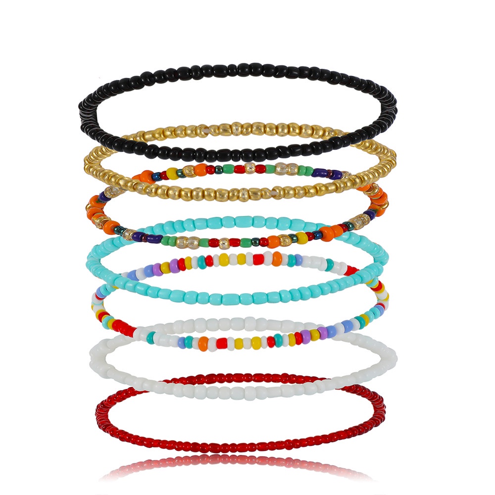 Set 7 Vòng Đeo Chân Phong Cách Bohemian Thời Trang Dành Cho Nữ