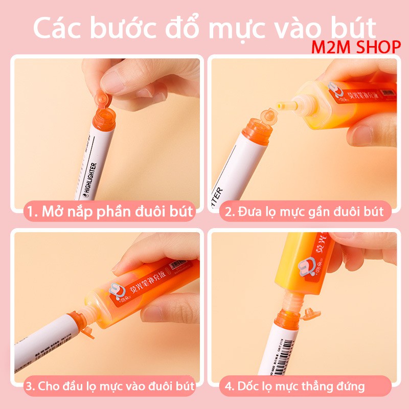 Set 6 bút nhớ highlight pastel nhiều màu sắc xinh xắn Morandi