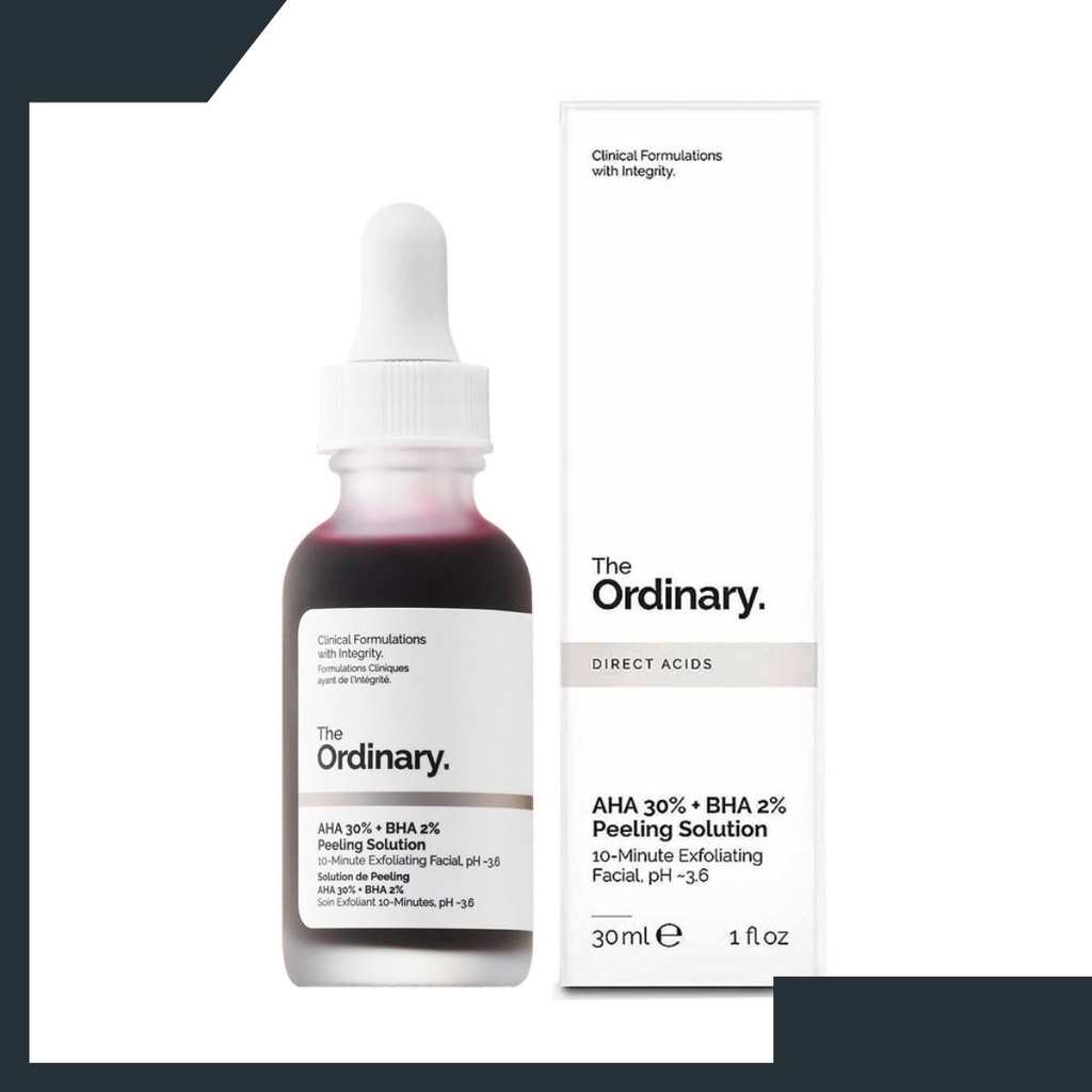 Tẩy Tế Bào Chết Mặt The Ordinary AHA 30% + BHA 2% Peeling Solution 30ml pharmacy