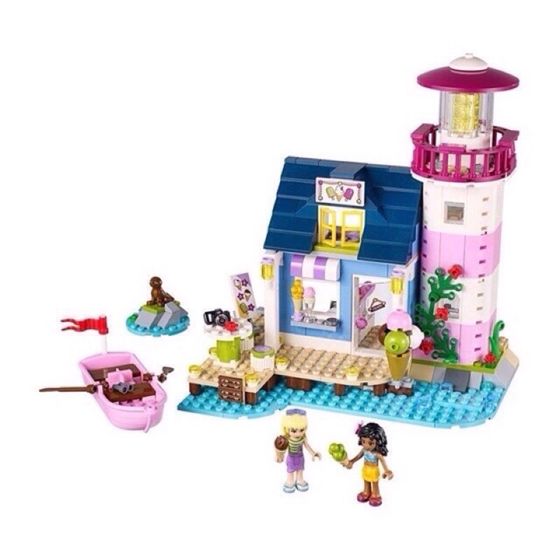 Bộ lego friend con gái xếp hình ngôi nhà bên bờ biển friends 10540