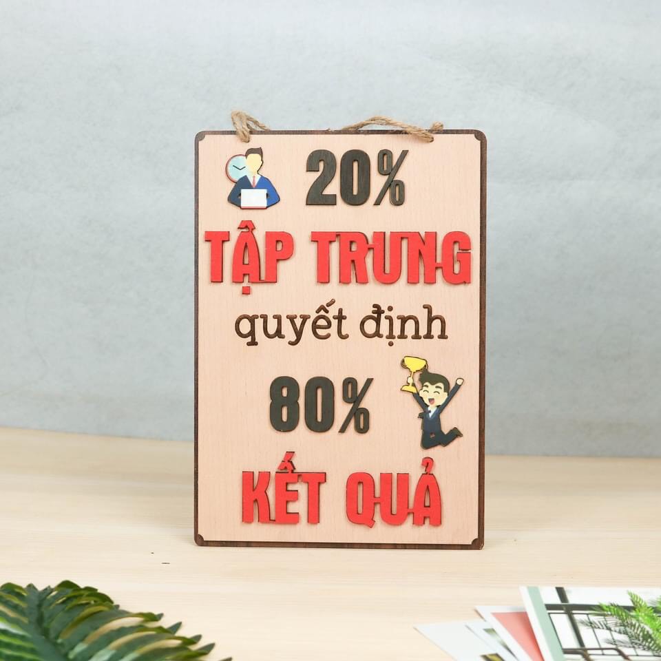 (Sẵn hàng) Bảng gỗ decor, bảng gỗ slogan Nhiều mẫu độc đáo