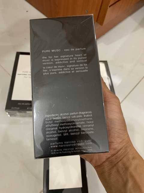 ❤️Luka❤️Nước Hoa Narciso Pure Musc EDP 100ML FullSeal