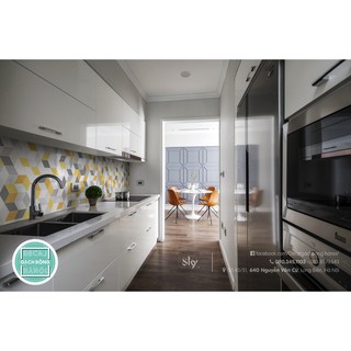 DECAL TRANG TRÍ BẾP 𝐒𝐄𝐓 𝐇𝐄𝐗𝐀𝐆𝐎𝐍 có tấm lớn 60X165CM và Custom size - NGĂN DẦU MỠ BẨN BÁM DÍNH KHÓ CHỊU