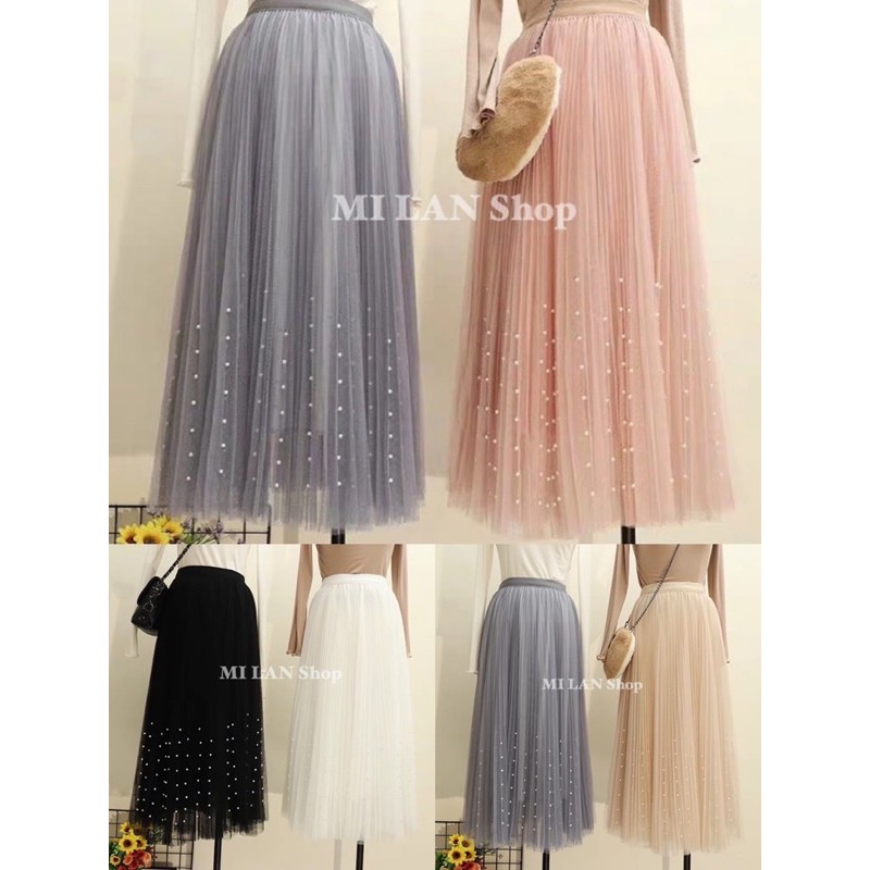 Chân váy tutu công chúa đính ngọc 2 kiểu nhiều màu | BigBuy360 - bigbuy360.vn