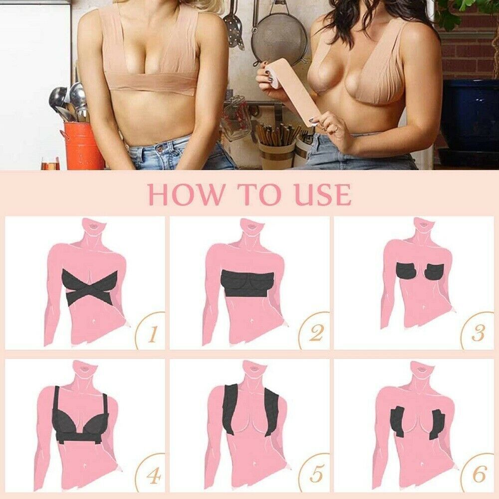 Cuộn miếng dán nâng ngực vô hình dành cho nữ