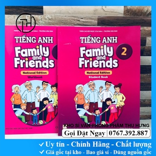 TIẾNG ANH LỚP 2 FAMILY AND FRIENDS BỘ BÀI HỌC +BT CHÂN TRỜI SÁNG TẠO [VPP THU HÙNG]