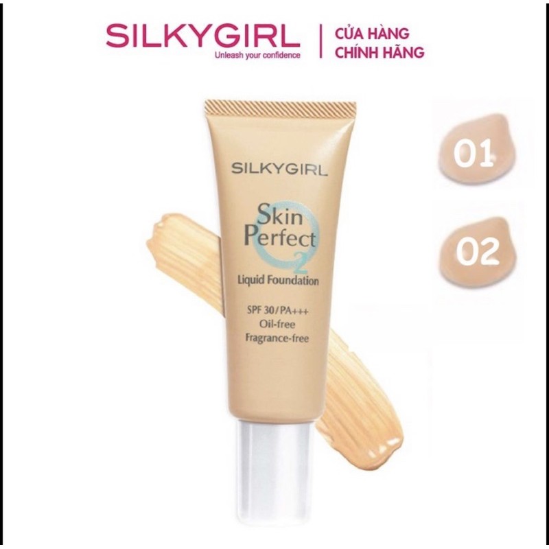 Kem nền Silky girl skin perfect spf30 25ml