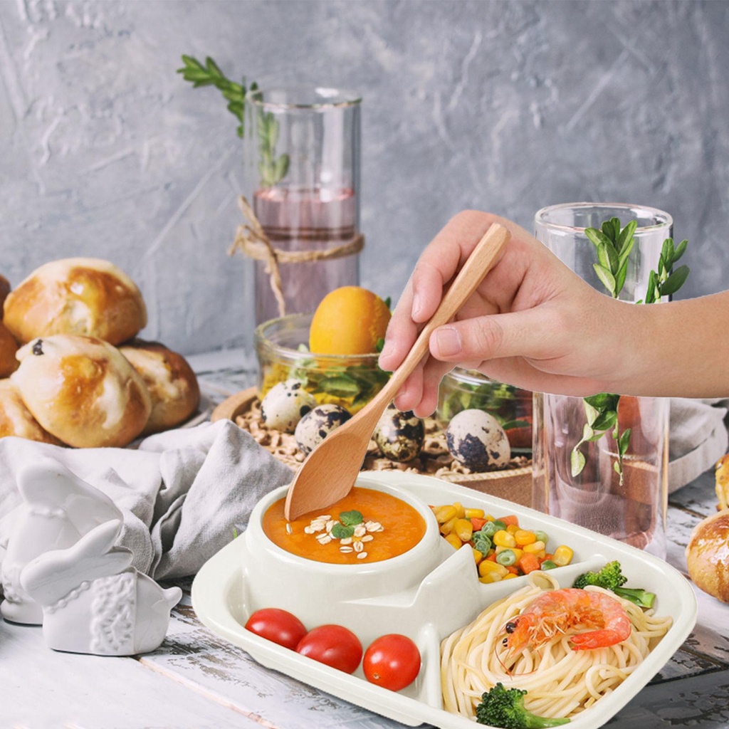 Khay Đựng Thức Ăn Chia Nhiều Ngăn Cho Người Lớn Và Trẻ Em
