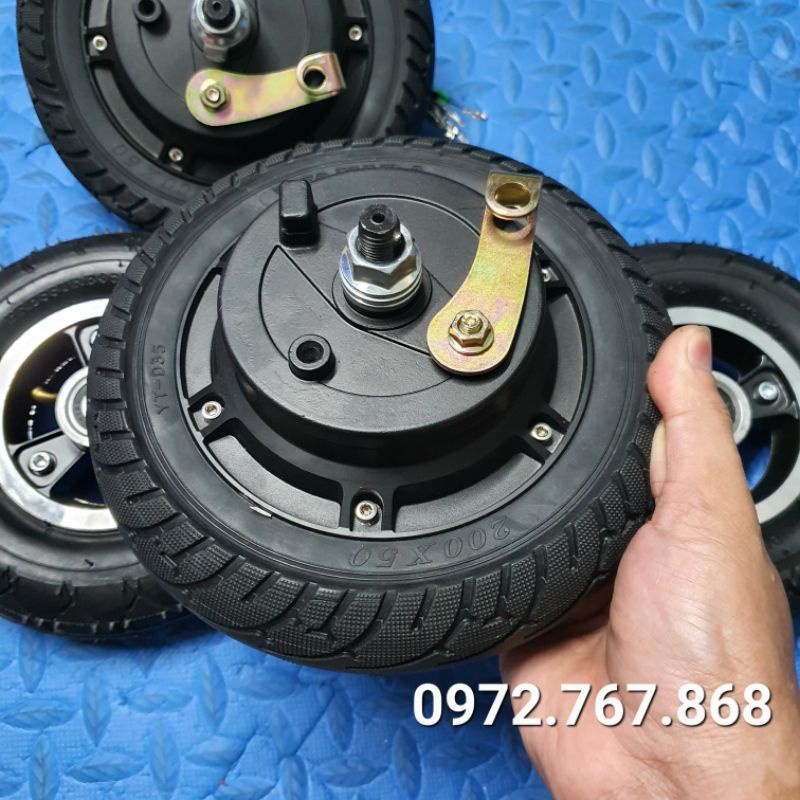 Động cơ không chổi than 24v 250w 8 inch chế xe scooter điện