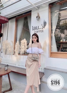 [Mã FATHANG5 giảm 10K đơn 50K] Bigsize Set áo bẹt vai S196